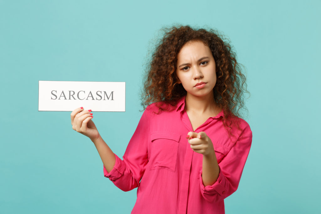 using sarcasm, types of sarcasm, polite sarcasm, social skills videos, social skills online, sarcasm scenarios, speech therapy