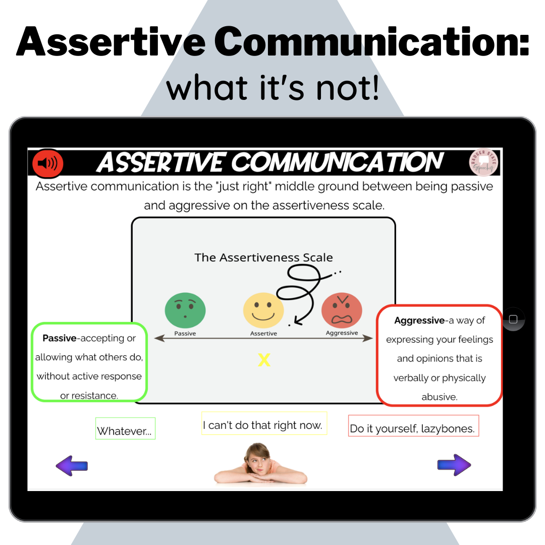 Assertive Communication Skills - Badger State Speechy